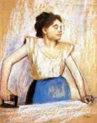 La Stiratrice - Degas - Neue Pinakothek - Monaco